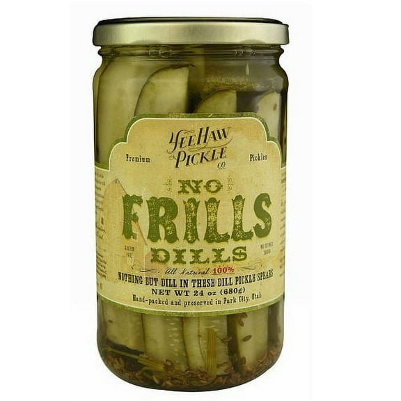 No Frills Dills Pickles