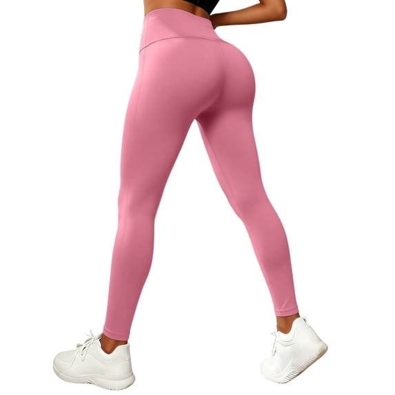 No Front Seam High Waisted Workout Leggings for Women Buttery Soft Yoga Pants Gym Athletic Tights