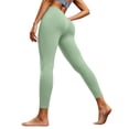 thumbnail image 1 of No Front Seam Workout Leggings for Women High Waisted Soft Yoga Pants Butt Lifting Stretch Pants for Gym Running Sports Daily Active Wear, 1 of 6