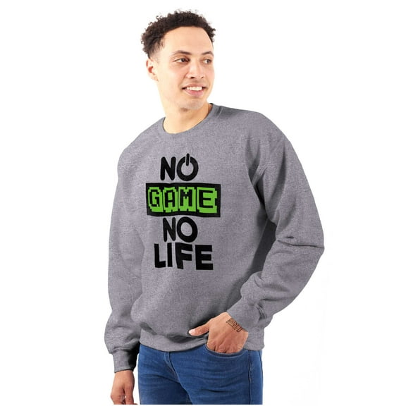 No Game No Life Unisex Plus Fleece Graphic Sweatshirt Brisco Brands 2X