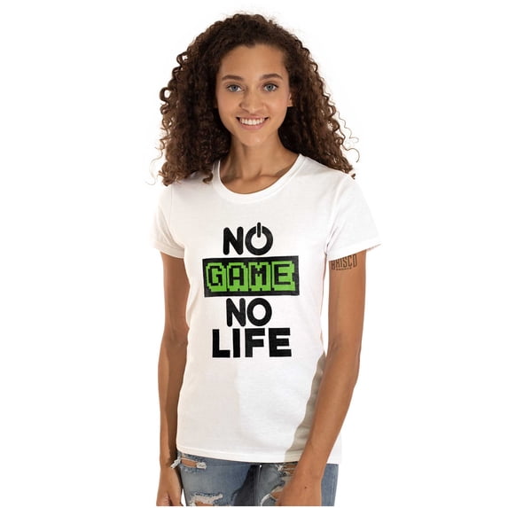No Game No Life Womens Slim Fit Graphic Tee Brisco Brands M
