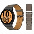 thumbnail image 1 of No Gaps Leather Band For Samsung Galaxy Watch 4 classic 46mm 42mm 44mm 40mm smartwatch belt Bracelet correa Galaxy Watch 4 strap, 1 of 8