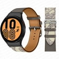 thumbnail image 1 of No Gaps Leather Band For Samsung Galaxy Watch 4 classic 46mm 42mm 44mm 40mm smartwatch belt Bracelet correa Galaxy Watch 4 strap, 1 of 8