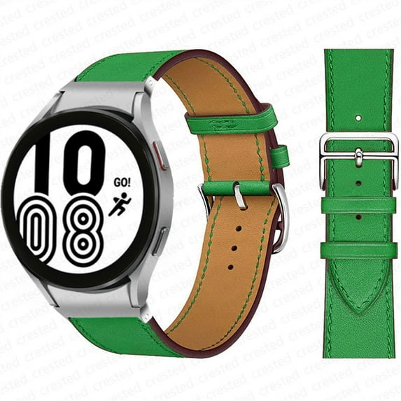 No Gaps Leather Band For Samsung Galaxy Watch 4 classic 46mm 42mm 44mm 40mm smartwatch belt Bracelet correa Galaxy Watch 4 strap