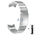 thumbnail image 1 of No Gaps Quick Fit Stainless Steel Strap For Samsung Galaxy Watch 6 Classic 43mm 47mm 40mm 44mm Band For Watch 5Pro 45mm Bracelet, 1 of 12