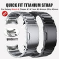 thumbnail image 1 of No Gaps Quick Fit Titanium, Samsung Wristwatch Band, 43mm/47 mm, 1 of 6