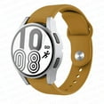 thumbnail image 1 of No Gaps case+band For Samsung Galaxy Watch 4 44mm 40mm smartwatch Silicone watchband 20mm Bracelet Correa Watch4 44 40 mm Strap, 1 of 6