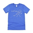 thumbnail image 1 of No Golf Today Shirt for Men & Women Funny Sad Stick Figure Graphic Tee for Golfer Heather Blue Shirt Adult 2XL, 1 of 5