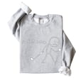 thumbnail image 1 of No Golf Today Unisex Sweatshirt Funny Stick Figure Golfing Sweater for Men & Women Gray Sweatshirt Adult X-Large, 1 of 4