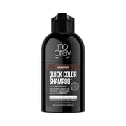 No Gray Quick Permanent Hair Color Shampoo, Dark Brown, 8.45 fl oz