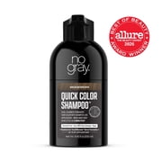 No Gray Quick Permanent Hair Color Shampoo, Medium Brown, 8.45 fl oz