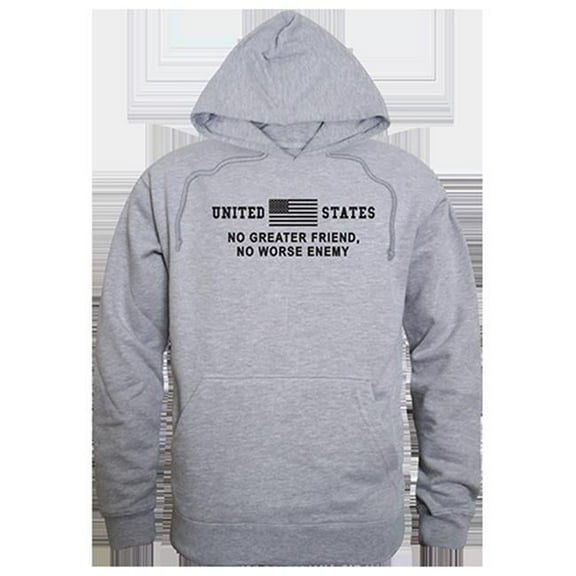 No Greater Graphic Pullover Sweatshirt, Heather Gray - Large