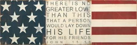 No Greater Love Canvas Art - Melissa Lyons (12 x 36)