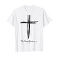 thumbnail image 1 of No Greater Love Cross Christian Easter Gift T-Shirt, 1 of 5