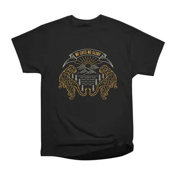 No Guts No Glory 1 T-Shirt Tee Gift For Him Merch For Her Apparel For Friend