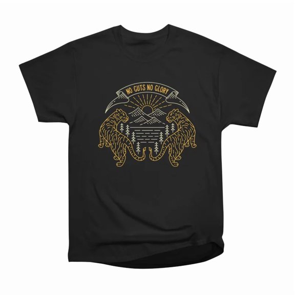 No Guts No Glory 1 T-Shirt Tee Gift For Him Merch For Her Apparel For Friend