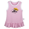 thumbnail image 1 of No Habla Funny Dresses For Baby, Newborn Babies Skirts, Infant Princess Dress, 0-24M Kids Graphic Clothes (Pink Sleeveless Dresses, 0-6 Months), 1 of 4