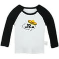thumbnail image 1 of No Habla Funny T shirt For Baby, Newborn Babies T-shirts, Infant Tops, 0-24M Kids Graphic Tees Clothing (Long Black Raglan T-shirt, 0-6 Months), 1 of 4
