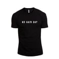 thumbnail image 1 of No Hair Day Men's Modern Fit Fun Casual T-Shirt Printed Graphic Tee Black 3X-Large, 1 of 3