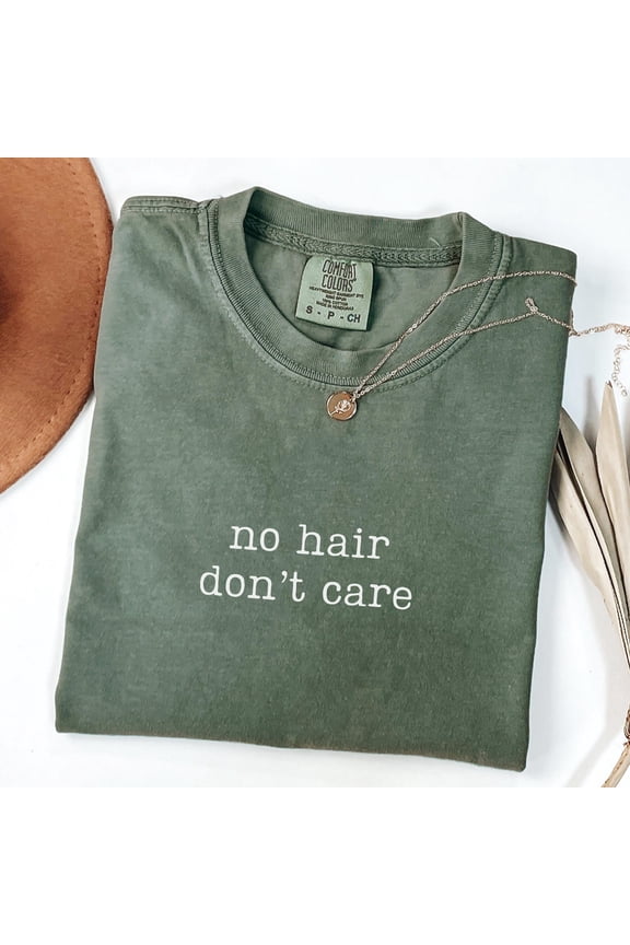 No Hair Donamp39t Care Shirt Funny Bald Tshirt Alopecia Shirt