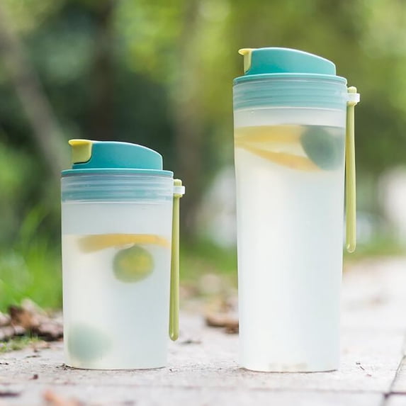No-Handle Protein Shaker Cup – Sleek Single-Layer Plastic Design for Easy Gym Workout Hydration