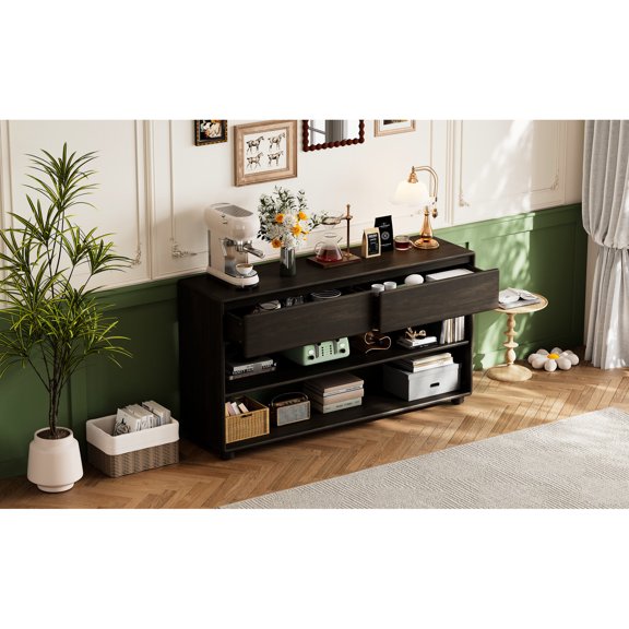 No-Handle Style / Entryway Storage / Smooth Drawer Operation