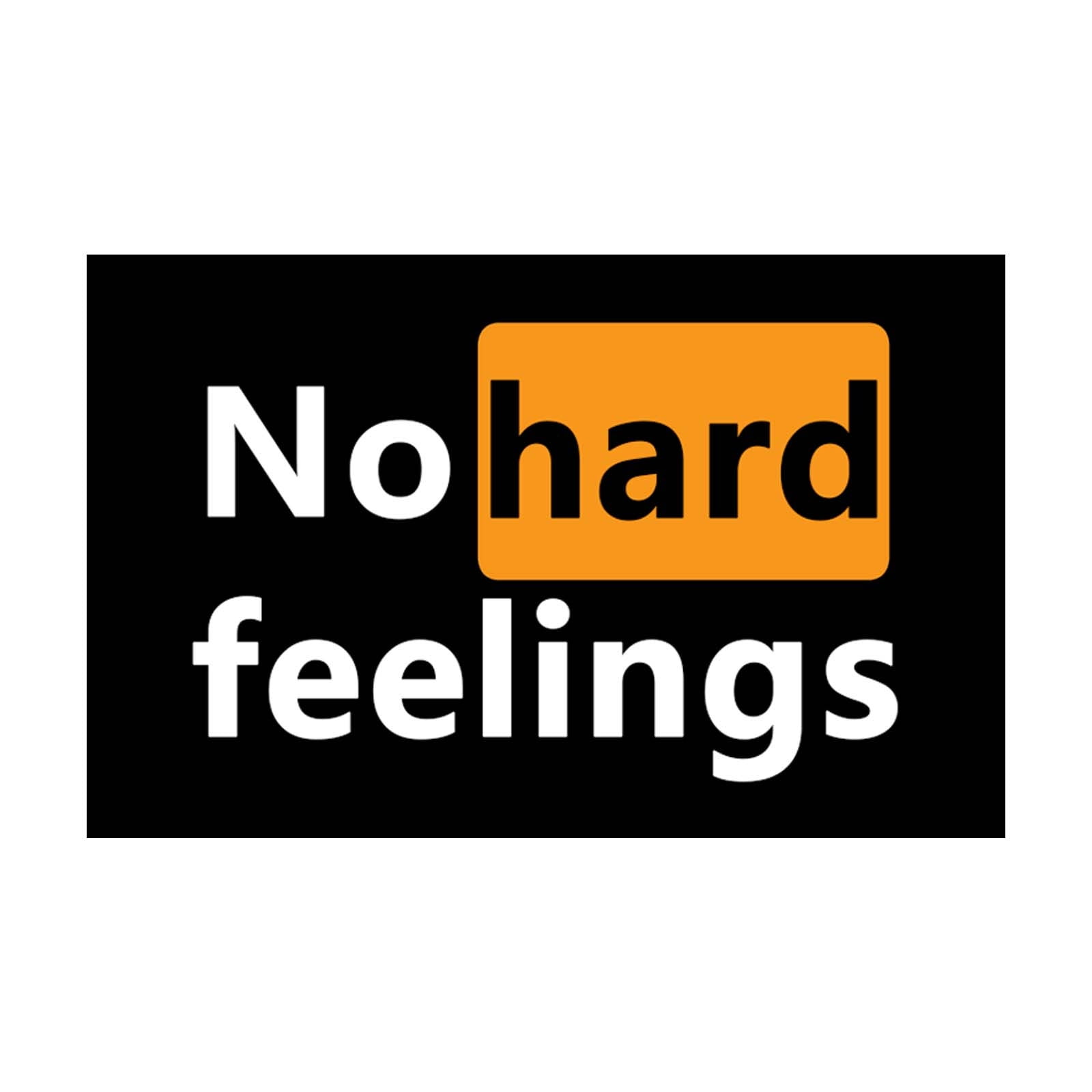 No Hard Feelings Door Mat Outdoor/Indoor Heavy Duty Non Slip Doormat