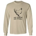 thumbnail image 1 of No Harm No Fowl Adult Long Sleeve T-shirt, 1 of 3