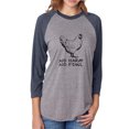thumbnail image 1 of No Harm No Fowl Unisex 3/4 Sleeve Baseball Raglan Tee, 1 of 1