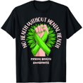 thumbnail image 1 of No Health Without Mental Health Awareness Depression T-Shirt, 1 of 2