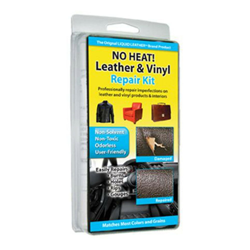 No Heat Liquid Leather & Vinyl Repair Kit Fix Holes Burns Rips Gouges