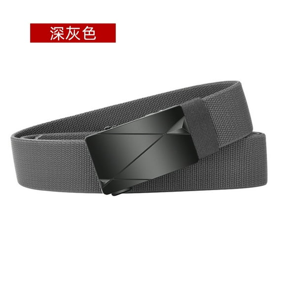 No-Hole Hidden Elastic Belt for Men with Auto-Clasp & Comfort Fit