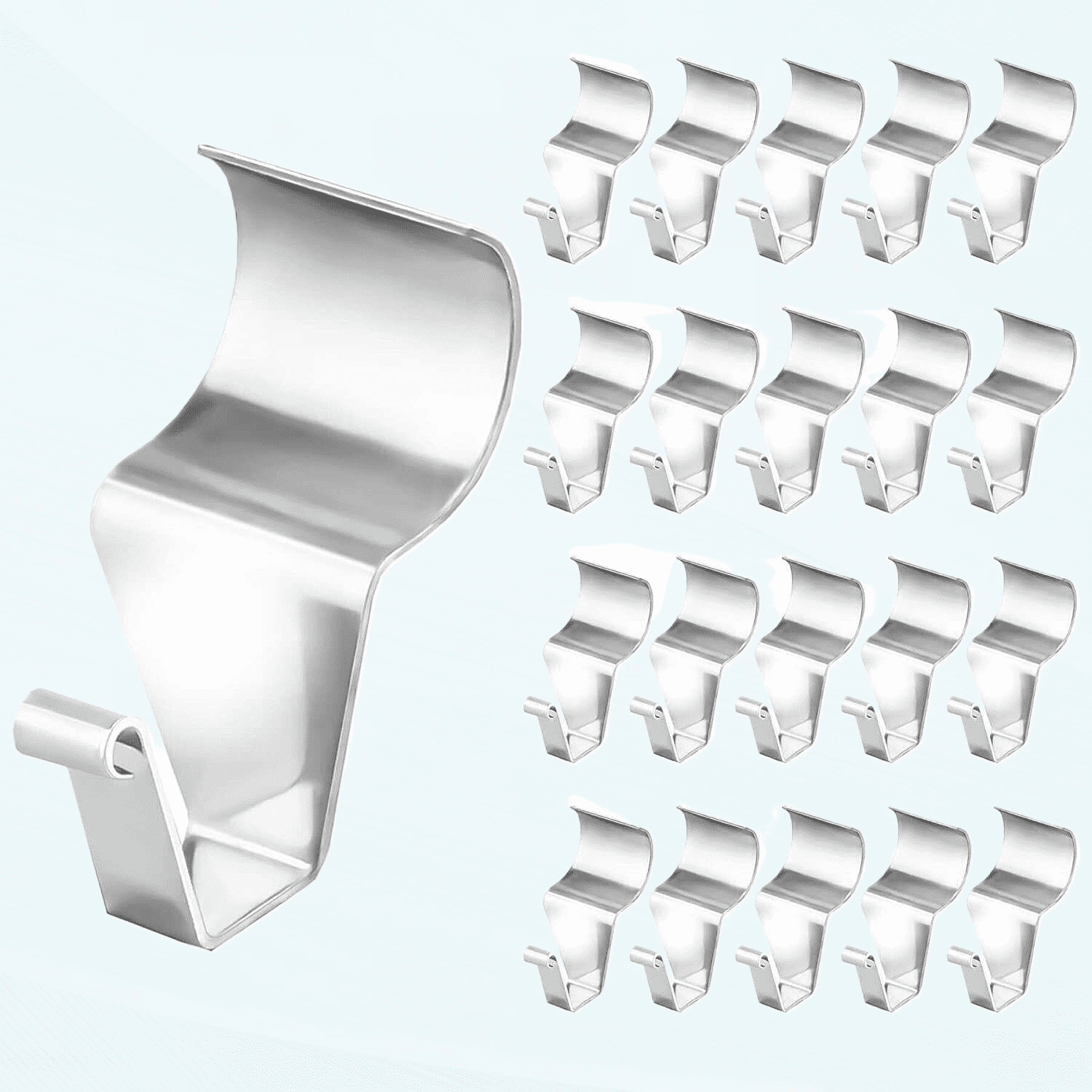 Vinyl Siding Hooks (10 Pack) | Heavy Duty Stainless Steel Outdoor Décor