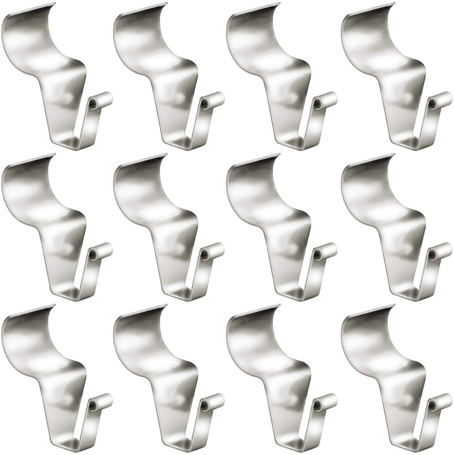 NoHole Needed Vinyl Siding Hooks for Hanging 12 Pack, Heavy Duty Light