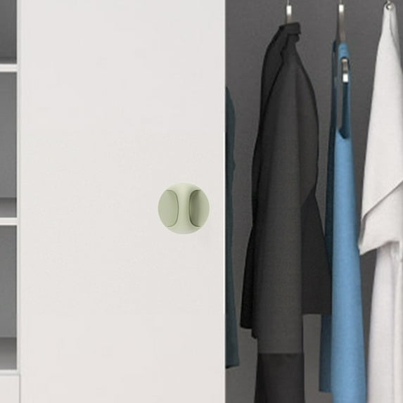 No-Hole Self- Door Pull Handles, Non-Marking Plastic Handles for Cabinets, Drawers, Closet, Sliding Window, 2.5 Inch, Easy Install, Multi-Surface, 4 Pack