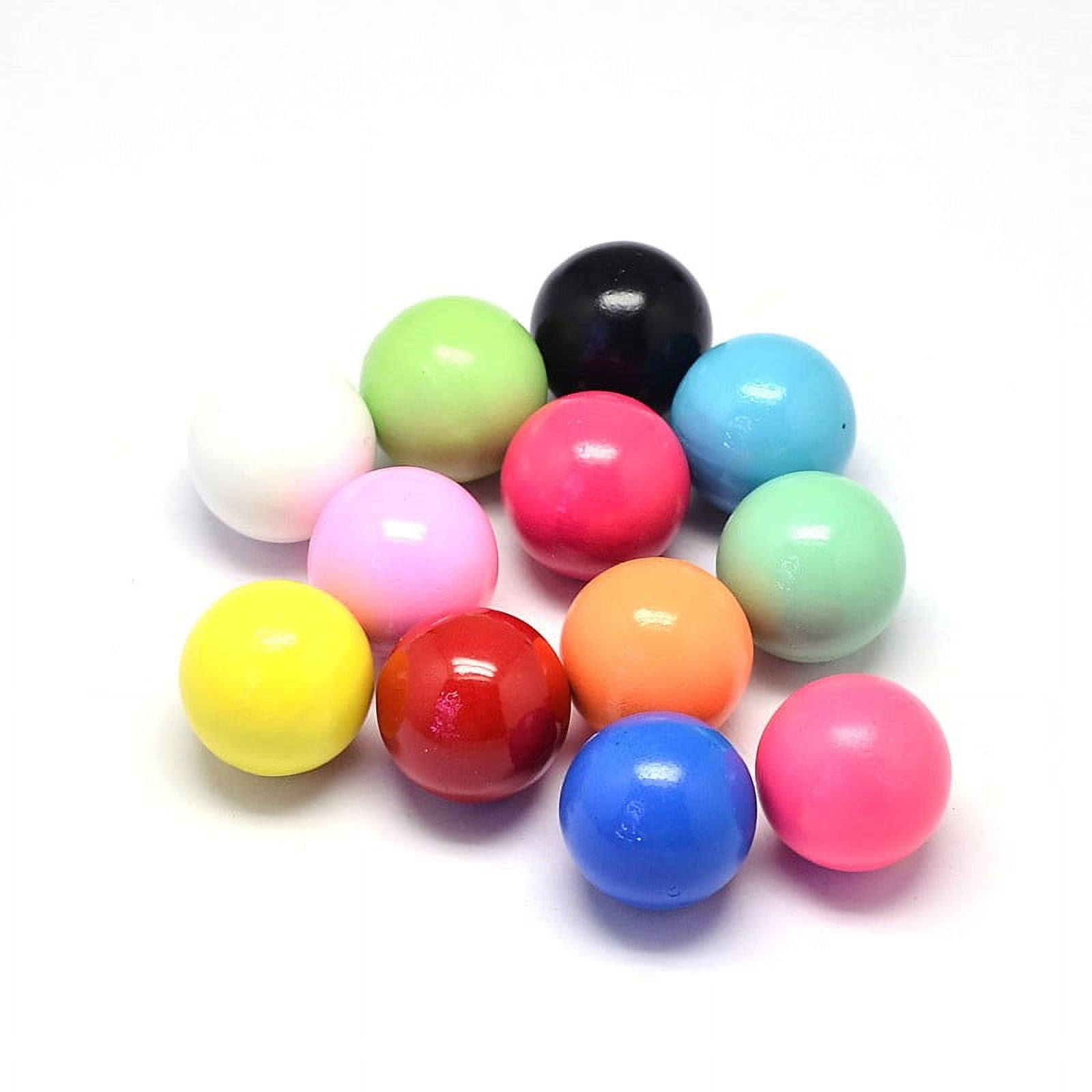 No Hole Spray Painted Brass Round Smooth Chime Ball Beads Fit Cage Pendants Mixed color 16mm Brass