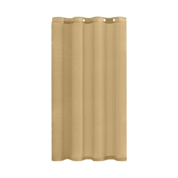 No Hook Hotel Cloth Black Shower Curtain Microfiber Waterproof - Soft Fabric Shower Curtain or Liner Washable