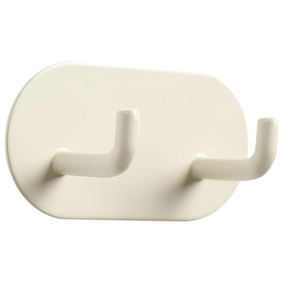 No Hook Shower Curtain Adhesive Hooks Coat Hooks ,for Hanging Towels Robes Wall Hooks - Shower, Bedroom, Bathroom And Kitchen Towel Hook Beige