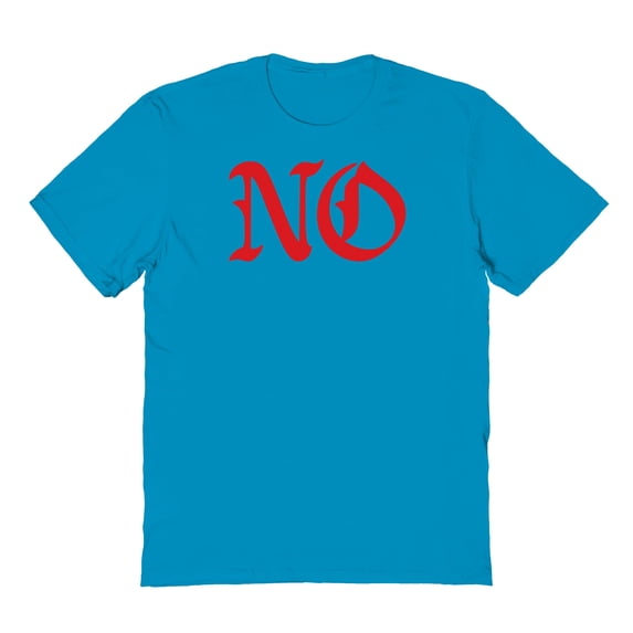 No Humor Graphic Tropical Blue Men's Cotton T-Shirt
