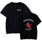 No Ippo Merch Ippo Makunouchi Kbg Tshirt Kamagawa Boxing Gym Crewneck Short Sleeve Tshirt Men/Women Tops