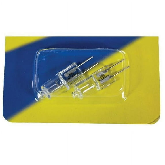 No.JC10W Halogen Replacement Bulb, Carded Pack of 2