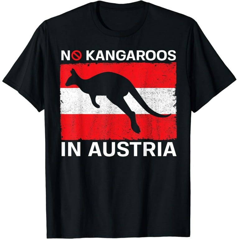 No Kangaroos In Austria T-Shirt Funny Gift No Kangaroos In Austria T-Shirt Funny Gift