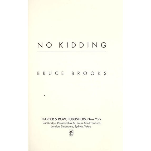 Pre-Owned No Kidding Paperback