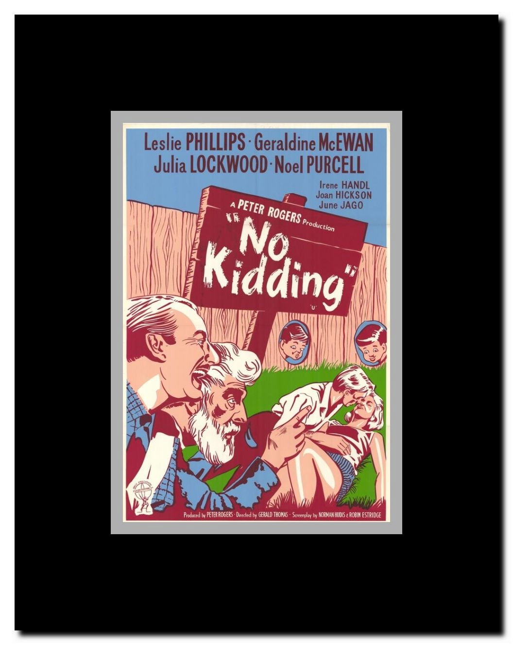 No Kidding Framed Movie Poster