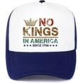 thumbnail image 1 of No Kings In America Hat, No Kings In America Since 1776 Baseball Cap, 1 of 7