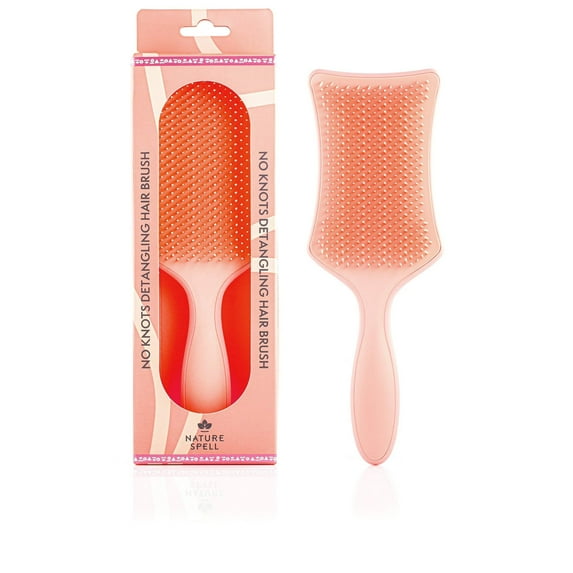 No Knots Detangling Hair Brush - Matt Pink