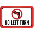 thumbnail image 1 of No Left Turn Sign, 1 of 1