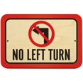 thumbnail image 1 of No Left Turn Sign, 1 of 1
