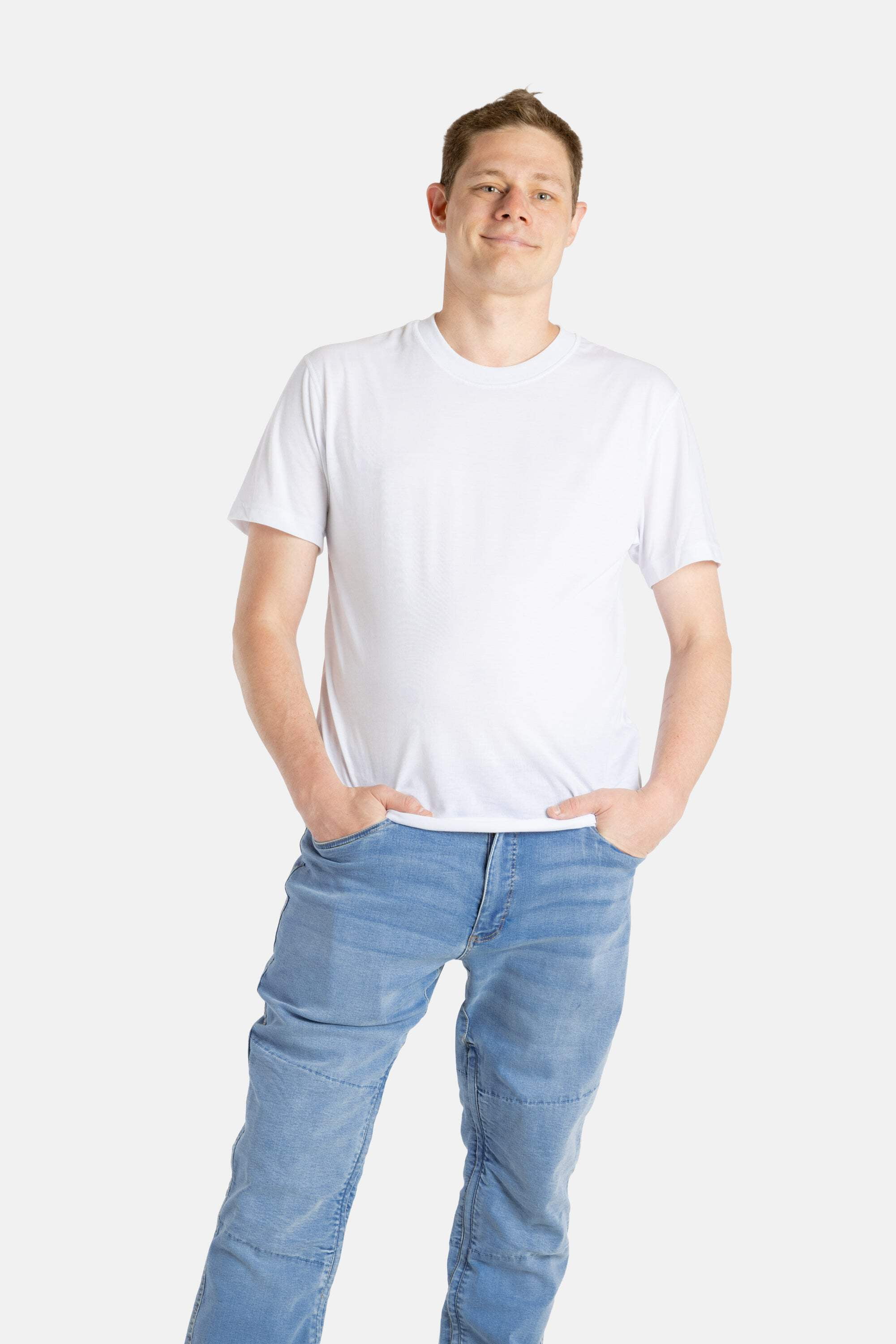 No Limbits Adaptive Men's White Sensory Tee