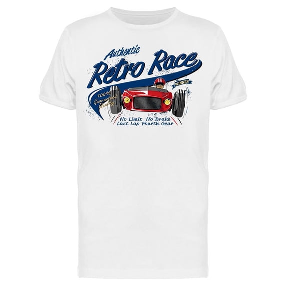 No Limit No Brake Vintage Race T-Shirt Men -Image by Shutterstock, Male x-Large